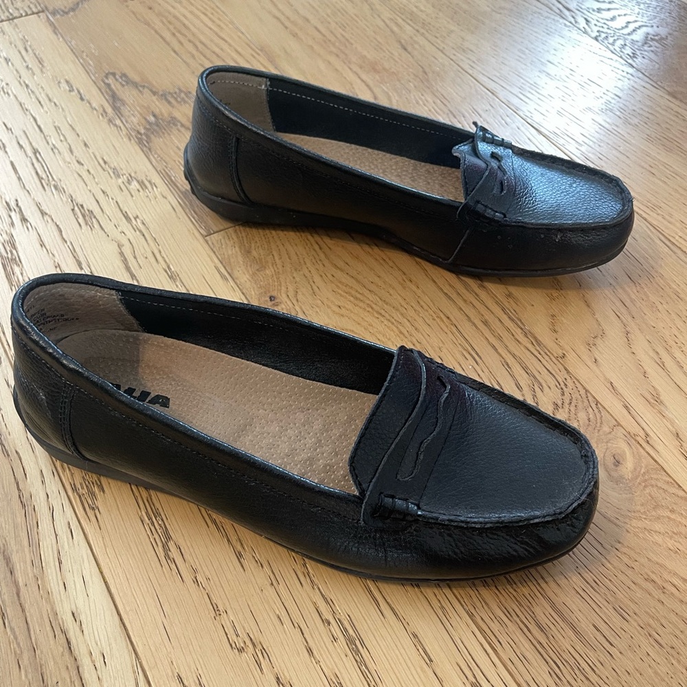 Alia Black Loafers Classic Office Moccasins 10m - Picture 7 of 11